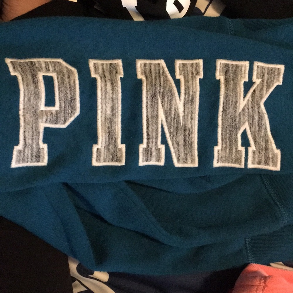 pink victoria secret quarter zip