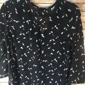 S 3/4 sleeve blouse