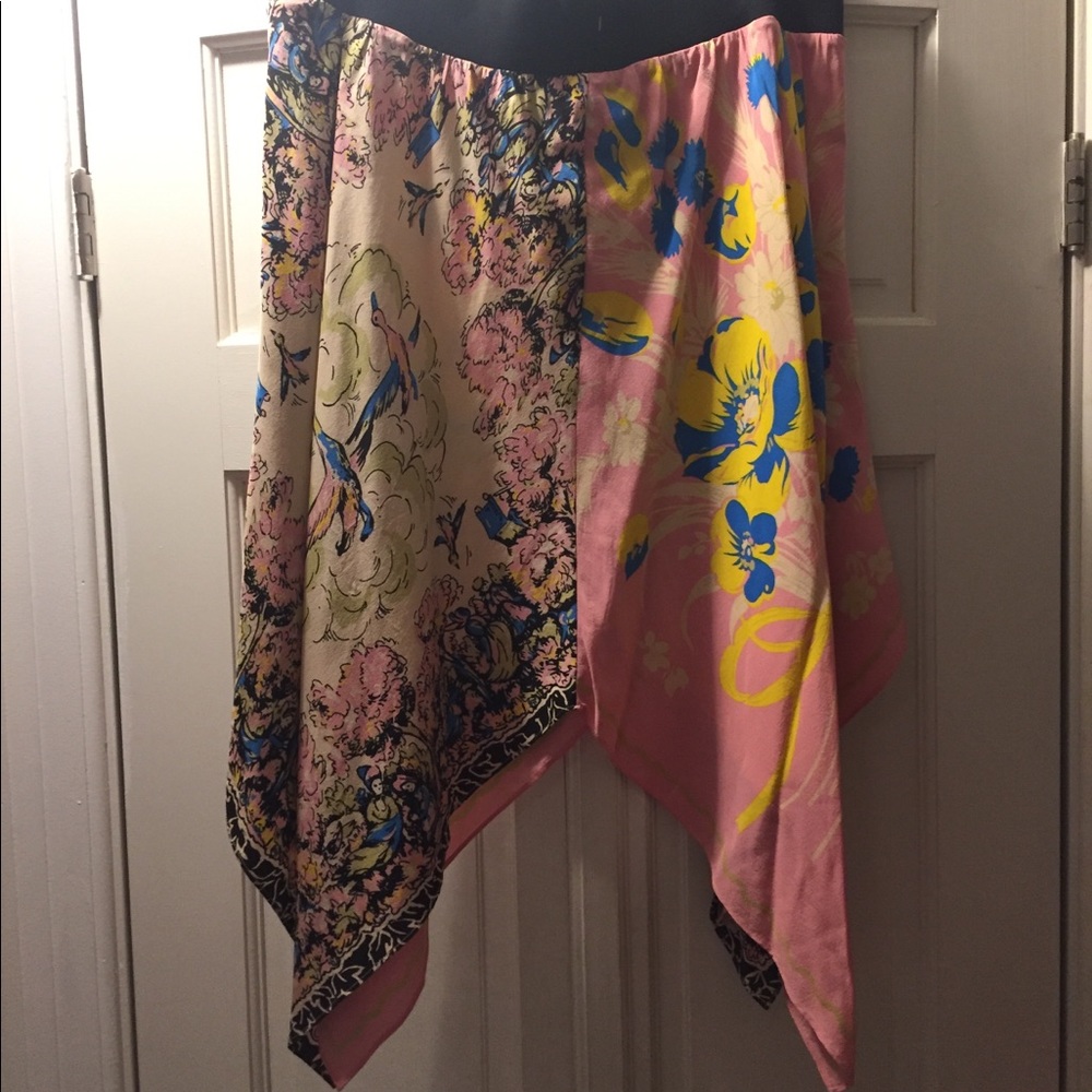Betsey Johnson Silk Skirt Size 10 - never worn