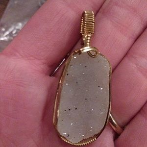 Druzy pendant