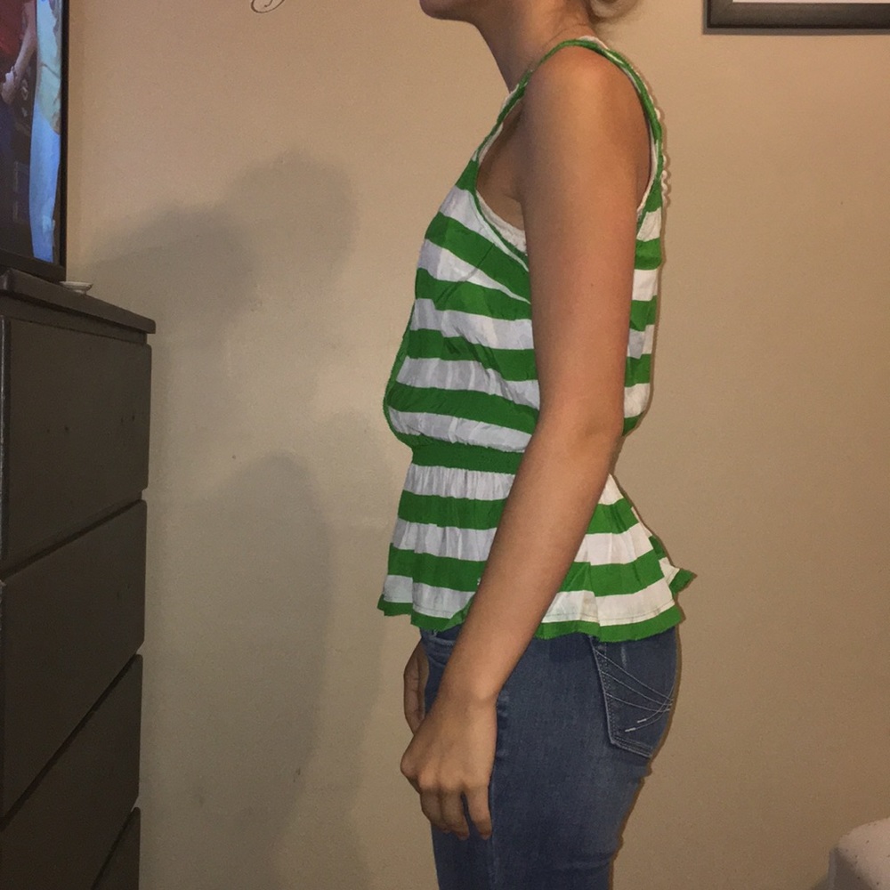 Striped A&F Tank - Picture 4 of 5