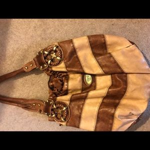 Brown and tan bag. Good condition