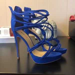 BLUE CRISS CROSS HEELS
