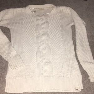 White Knit Sweater