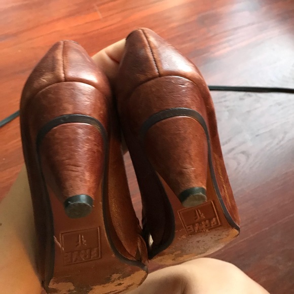 Frye peep toe kitten heels - Picture 3 of 4