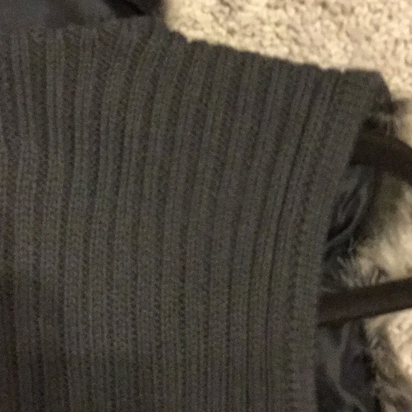 XOXO Faux Fur and Knit Vest, L, NWT - Picture 7 of 8