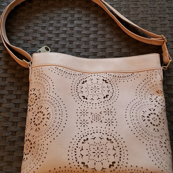 Maurices Handbags - Maurices Crossbody Tote with Laser Cut Design