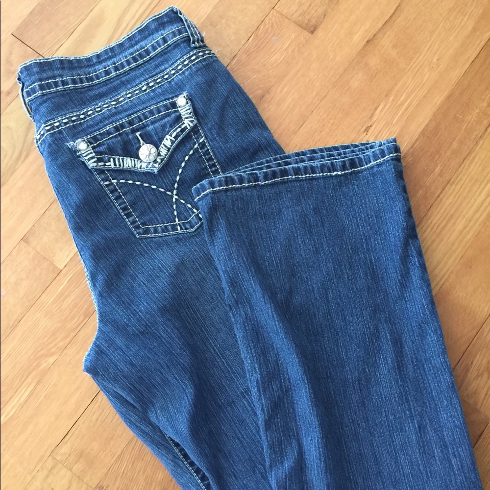 Great detail on these jeans from Dress Barn