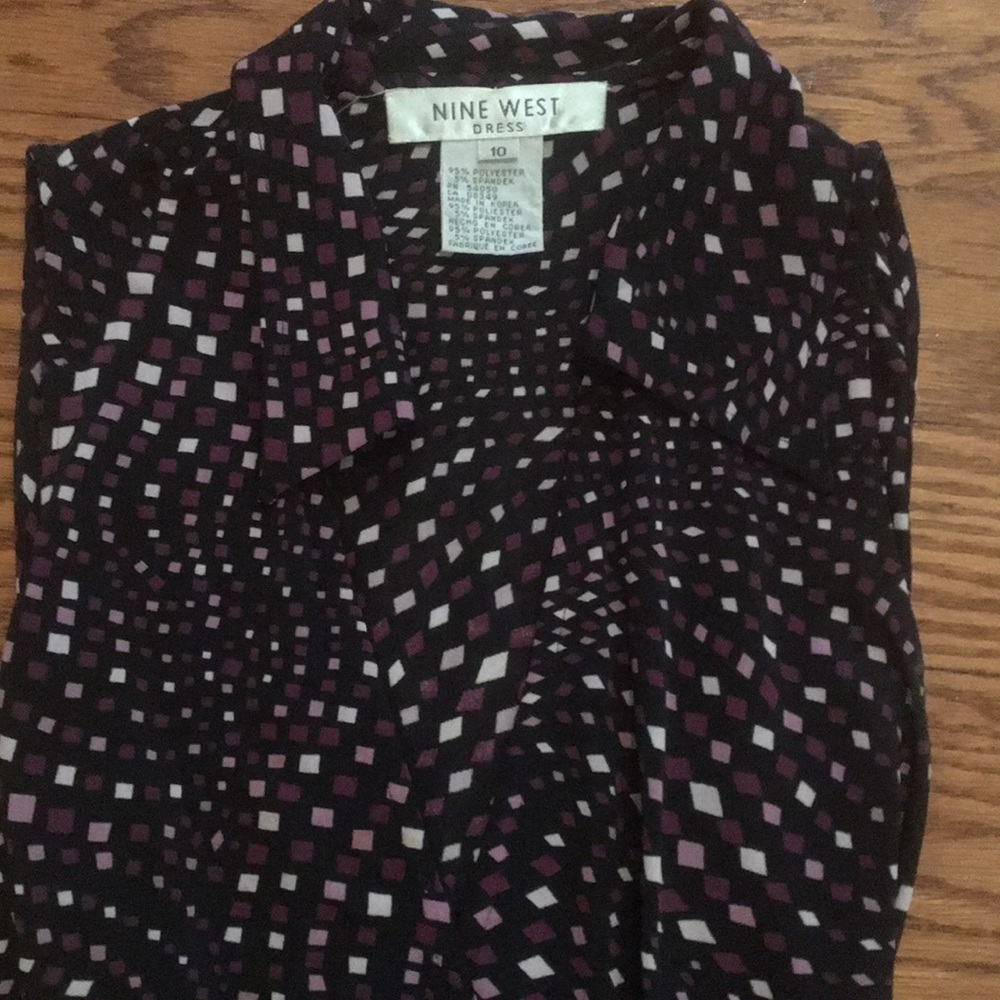 Nine West sleeveless wrap dress