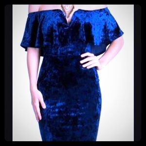 Symphony velvet dress