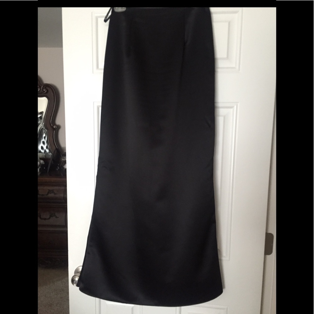 Plain black skirt