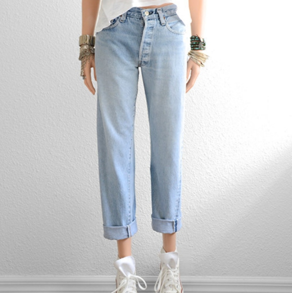 Levi's 501 vintage mom jean style denim W34 L34