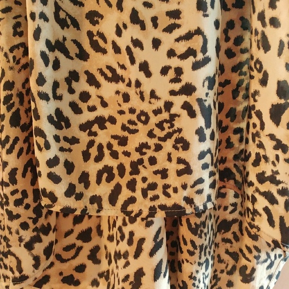 Leopard Print T-back Tank Top - Picture 2 of 6