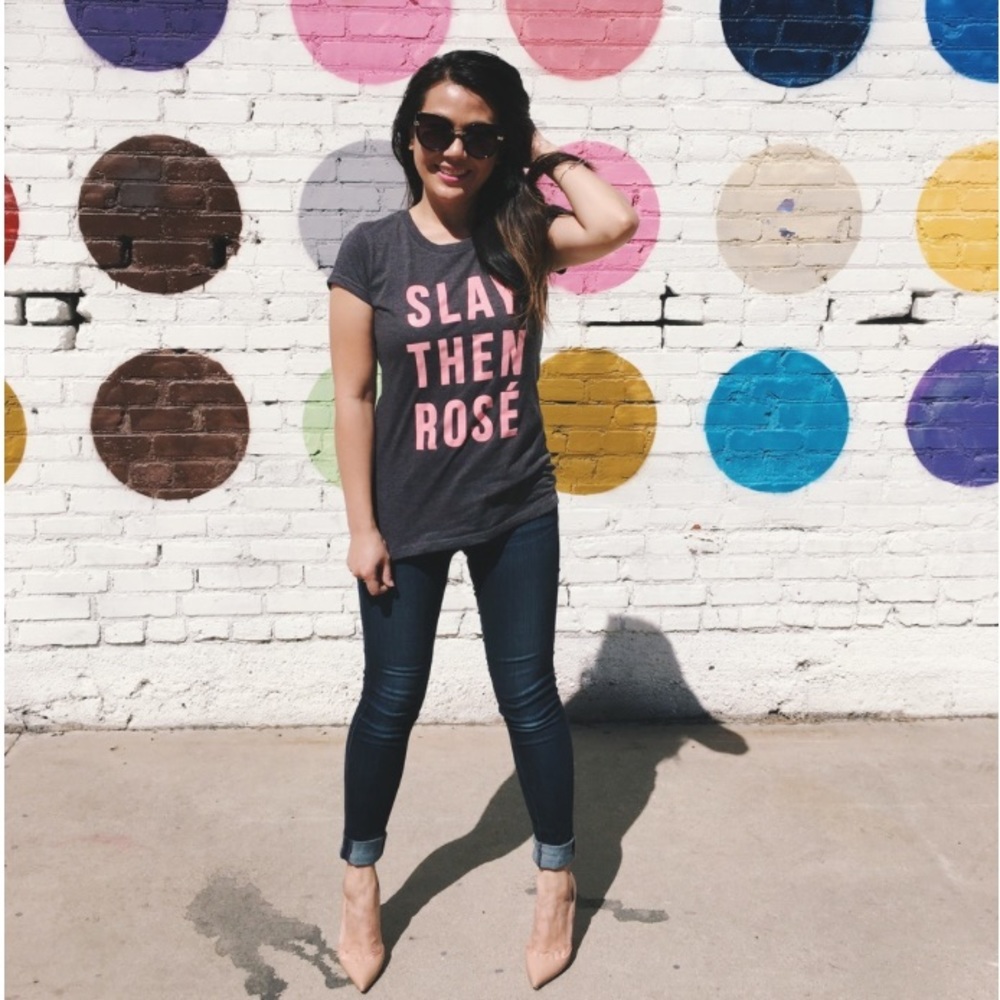 FINAL💵HP💓NWT T&J Designs Slay then Rose, S