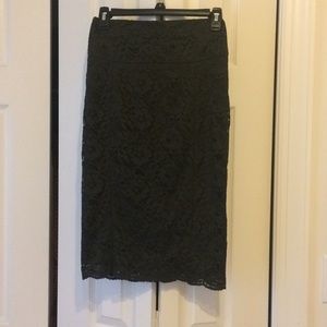 Midi skirt, lace
