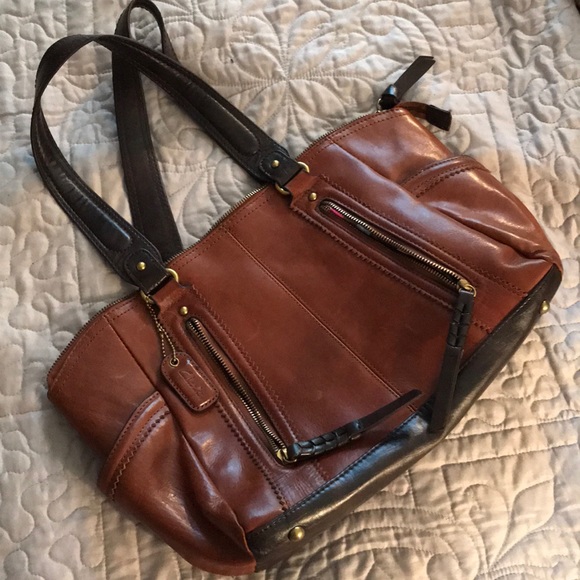 clarks leather shoulder bag