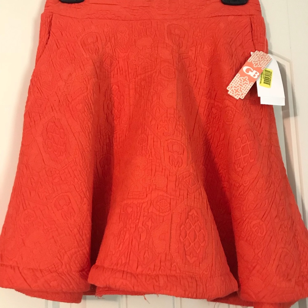 GB orange/coral skirt, brand new!