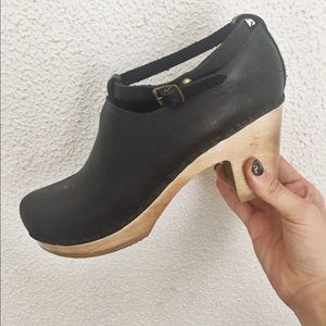No. 6 Clogs Classic High Heel Shoe size 39