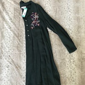 Embroidered T-Shirt dress