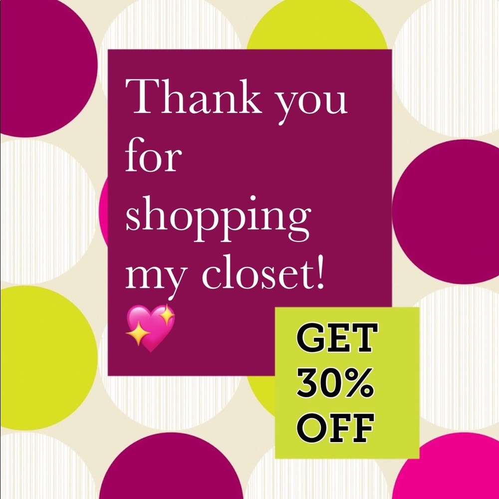 Any 2 items get you 30% OFF