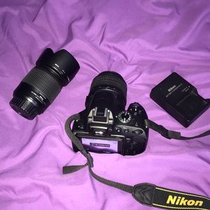 Nikon D5100 with 2 kit lens