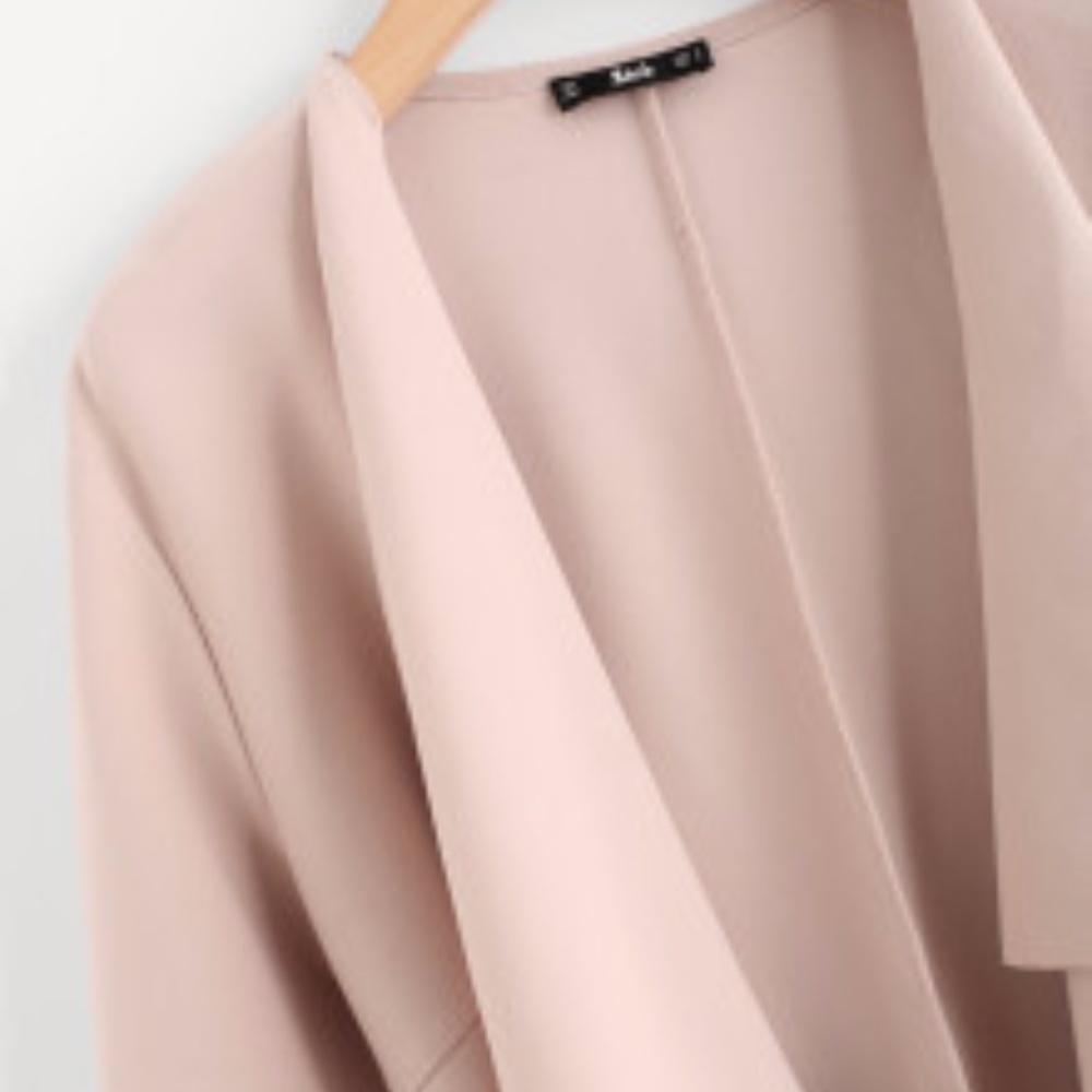 ❤️Blush Draped Topper 🧥 - Picture 5 of 8