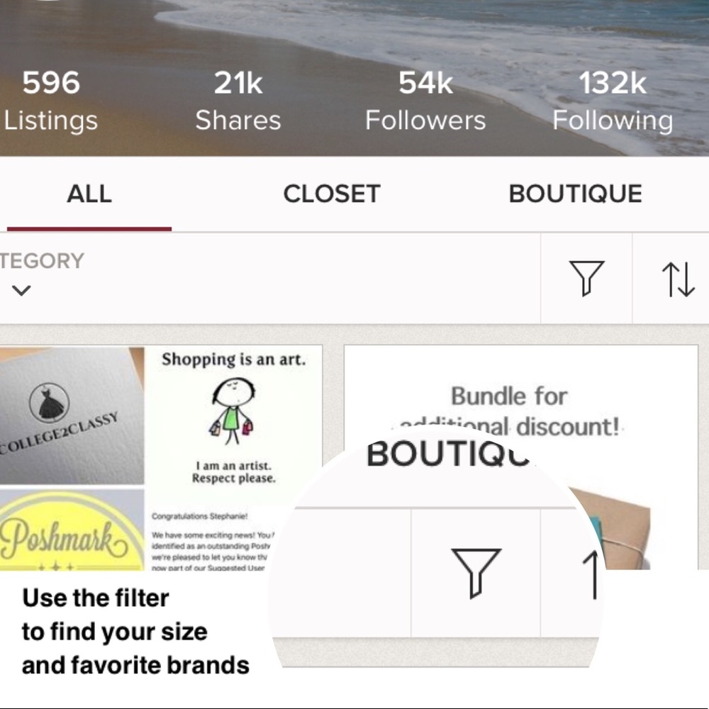 Use the FILTER to Search