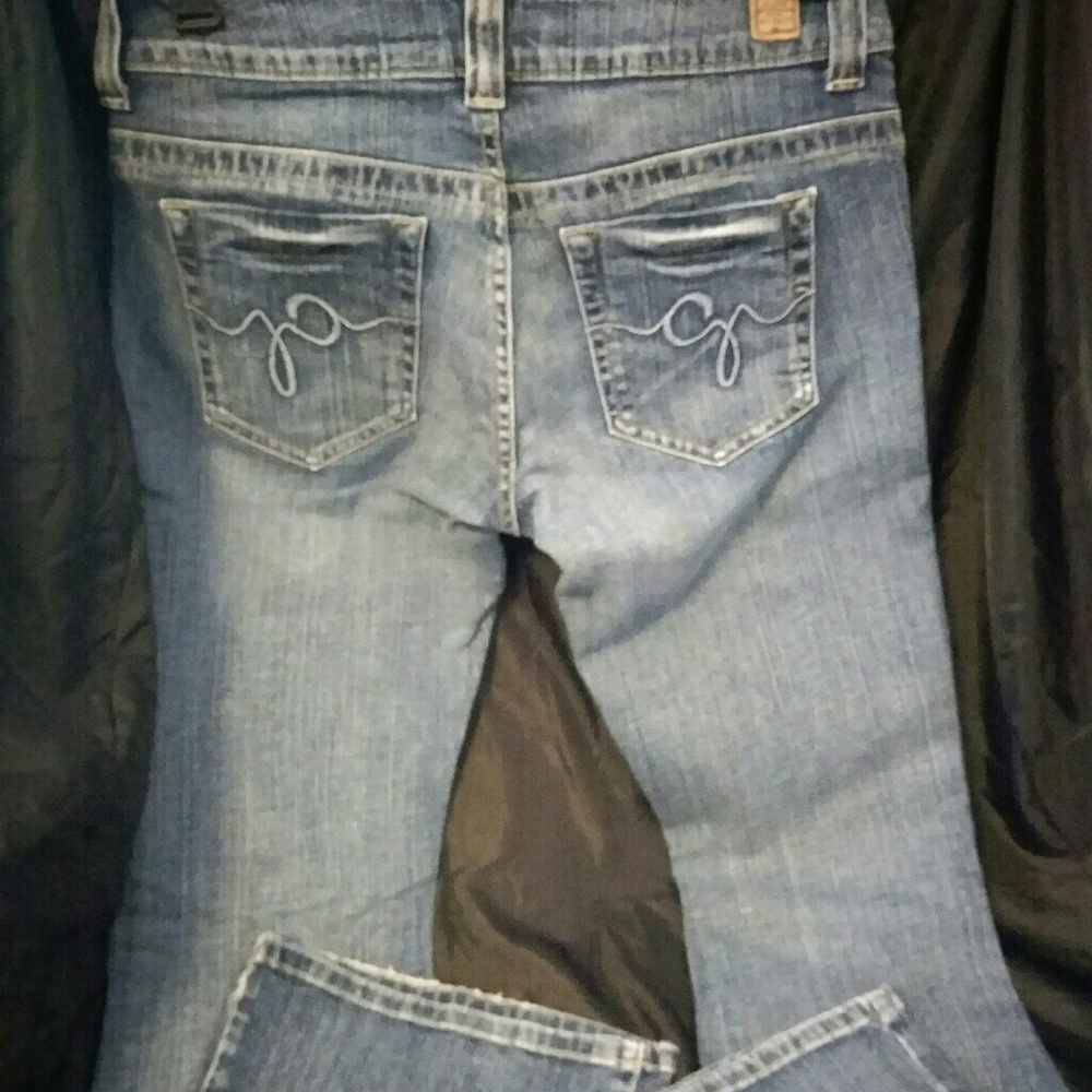 Just In! Guess Jeans Sz 27 Daredevil Flare Stretch