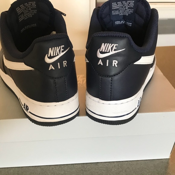 A Nice Pair Of Nike Air Force NewYork Yankee Blue - Picture 3 of 4