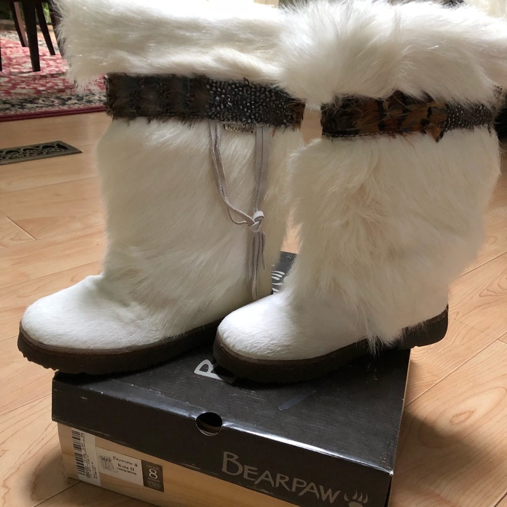 Bearpaw Kola fur sheepskin boots
