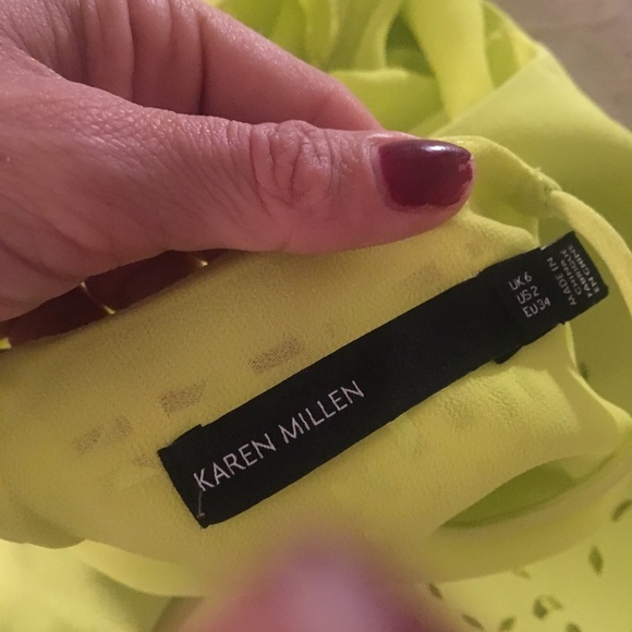 LASER-CUTWORK LIME TOP - Picture 6 of 8