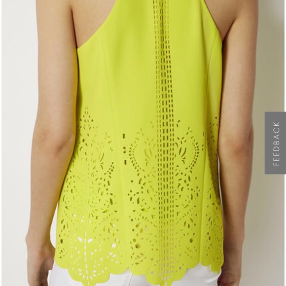LASER-CUTWORK LIME TOP - Picture 8 of 8