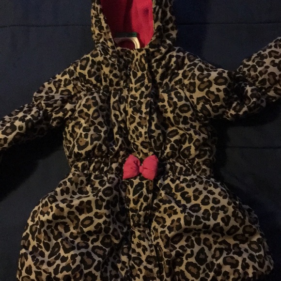 Leopard print toddler coat - Picture 1 of 4
