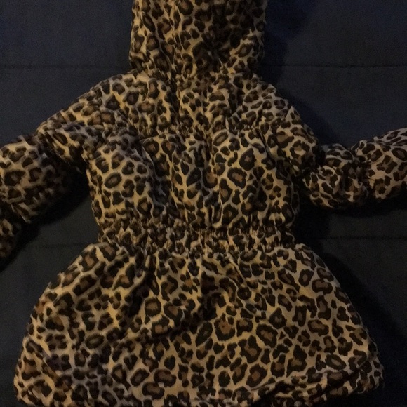 Leopard print toddler coat - Picture 3 of 4