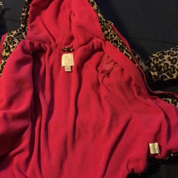 Leopard print toddler coat - Picture 4 of 4