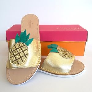 🍍kate spade Ibis Pineapple Sandals - NWOT🍍