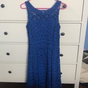 Lilly Pulitzer Blue Lace Dress size small