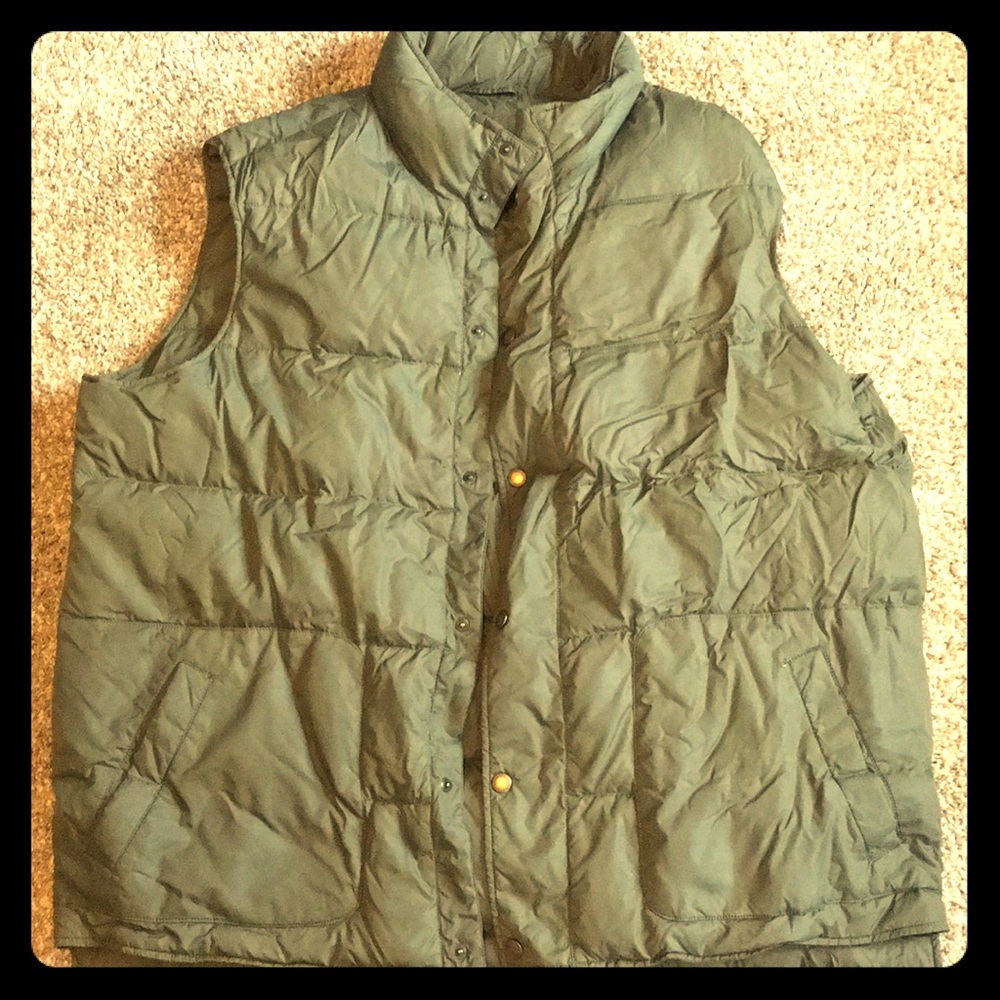 Men’s Lands End Puffer Vest XXL