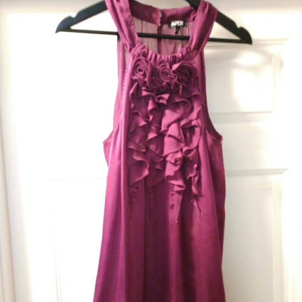 Apt 9 Burgundy Silk Top