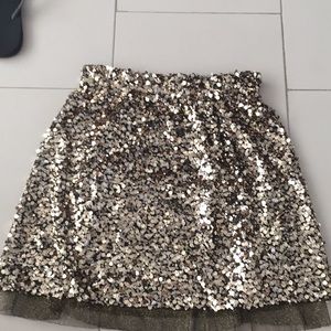 Sparkly Gold Skirt