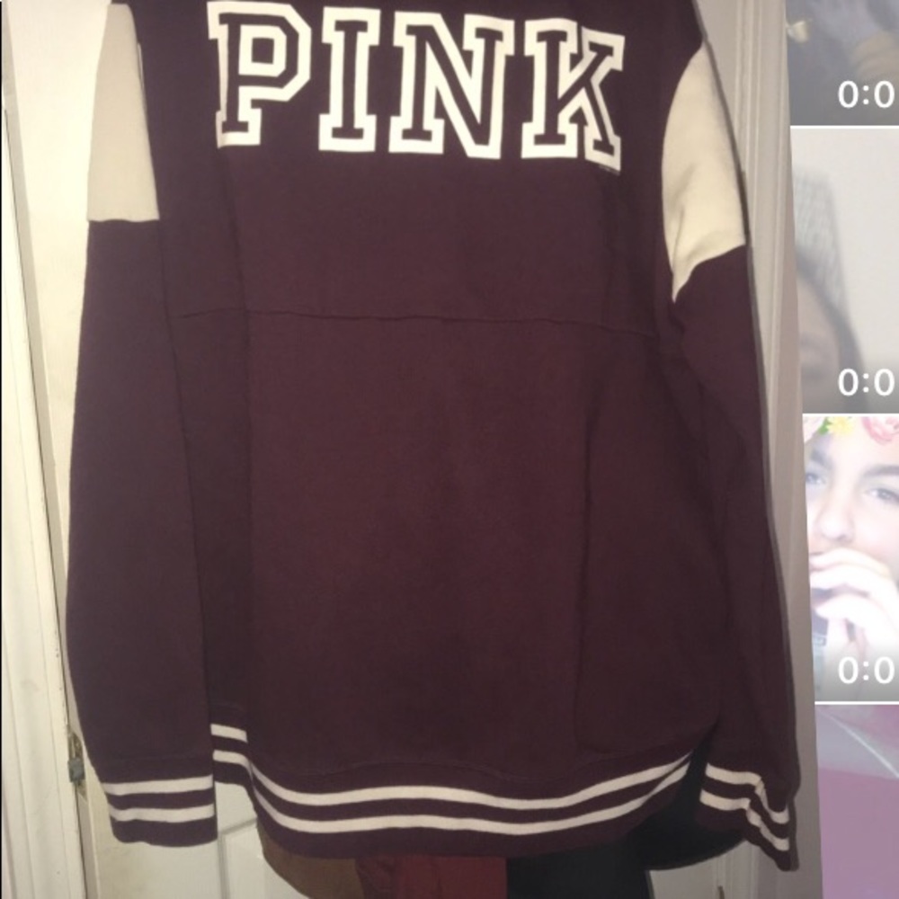 A Victoria secret from pink section hoodie