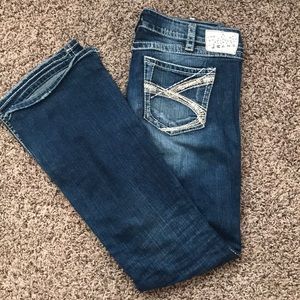 Silver Jeans, Distressed, 29 Long, bootcut
