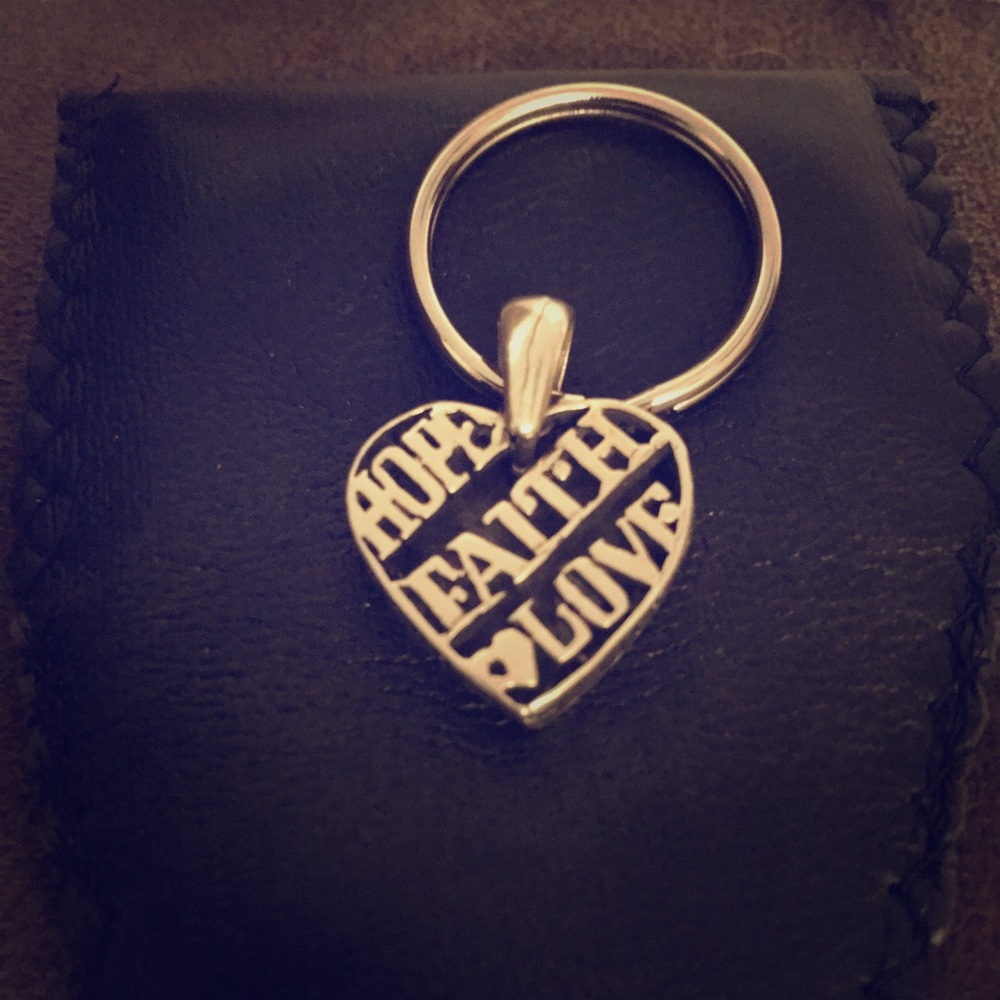 Silver keychain