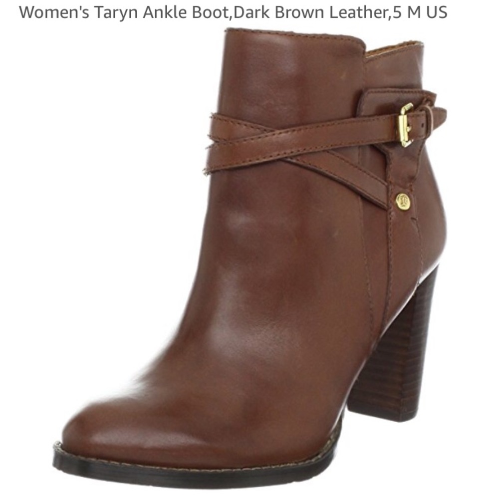 Ivanka Trump Taryn Ankle Boot, brown, sz 5