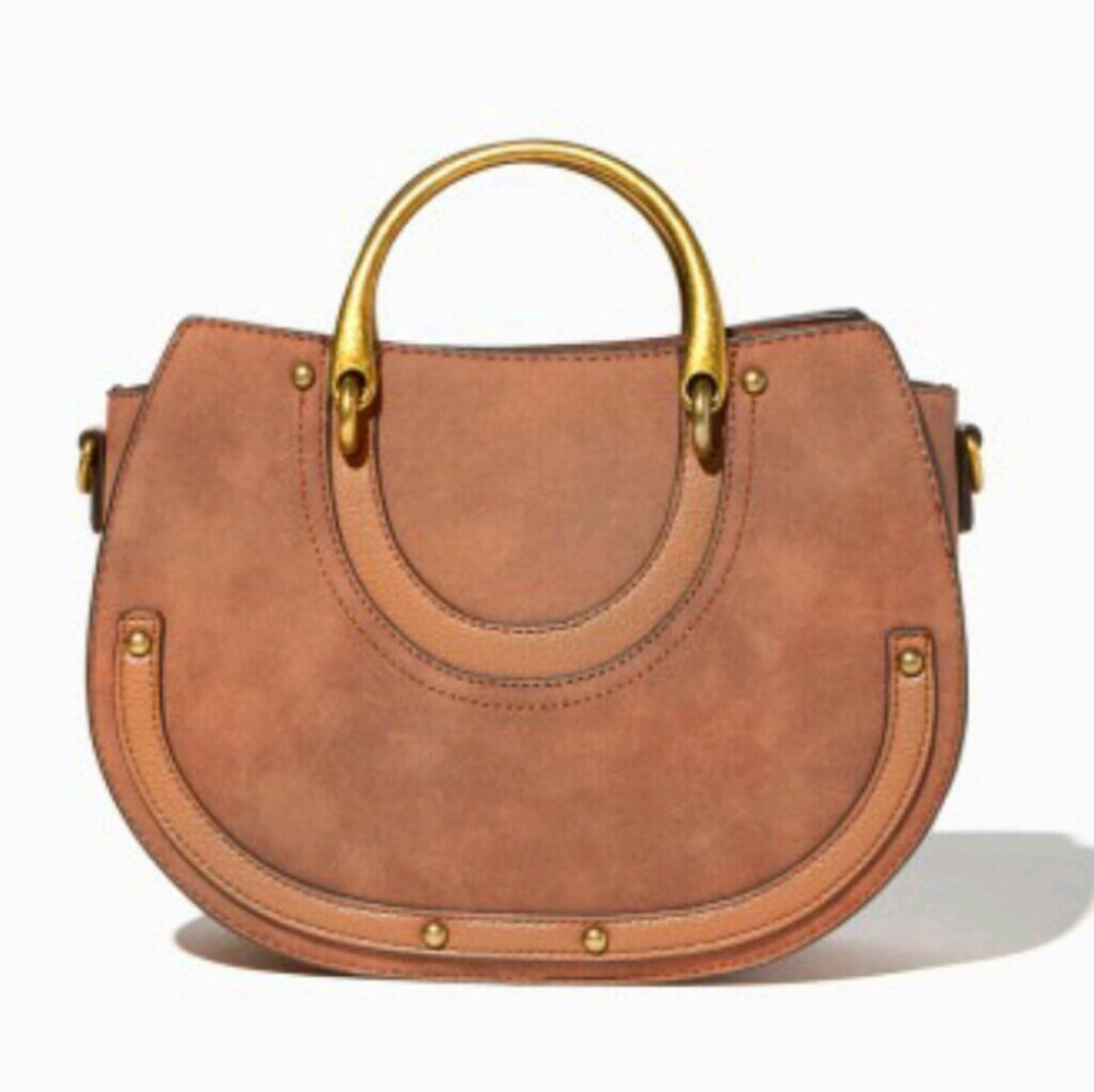 Saddle handle crossbody