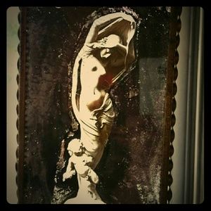 Reverse painting....