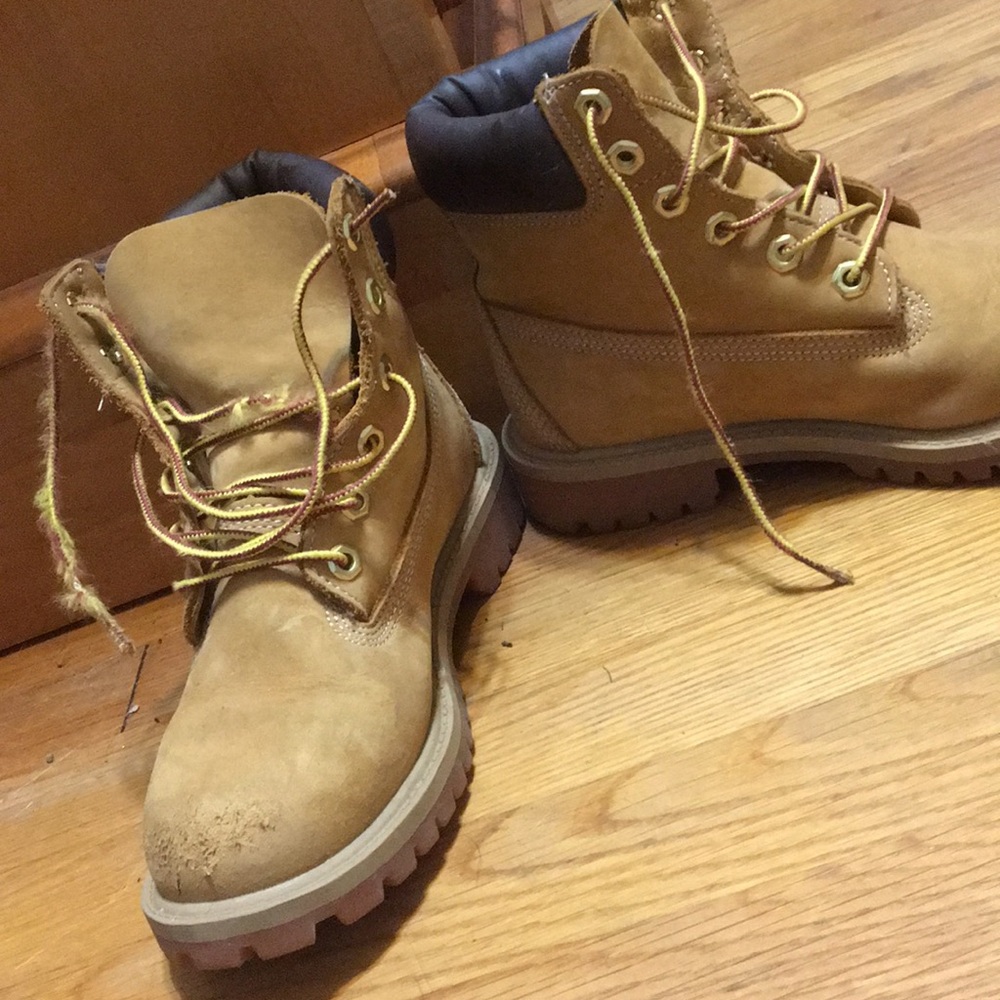 3.5 timberlands authentic kids