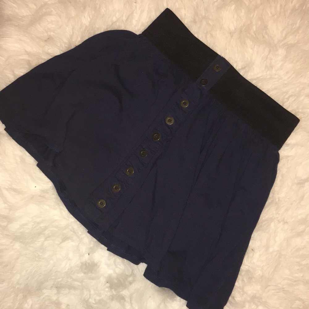 Navy skirt.