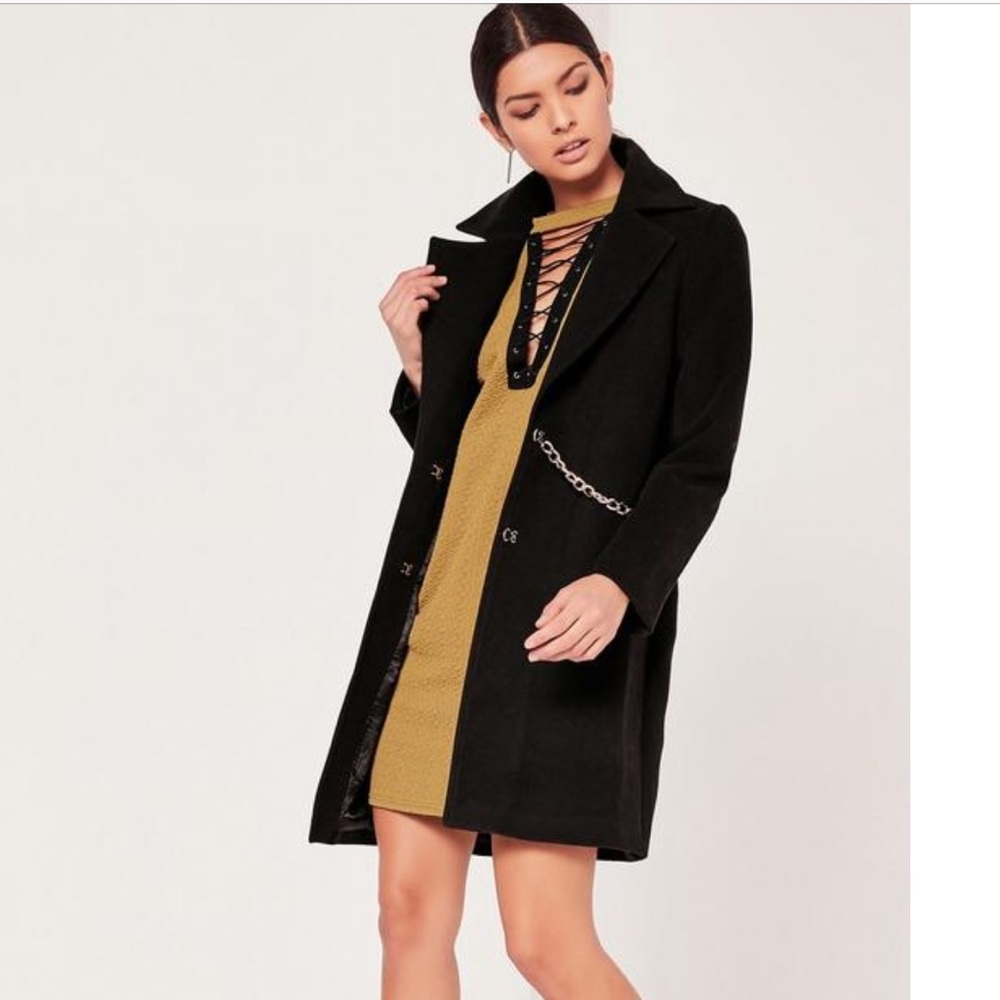 Missguided wool coat