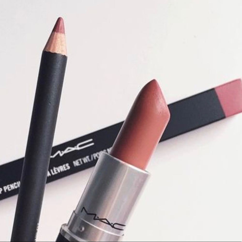 💄Mac x2💄Velvet Teddy lipstick/soar Lipliner new✨ - Picture 3 of 7